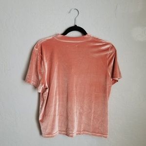 Madewell Tops - NWT Madewell Coral Velvet Tie at Neck Size Large Madewell Tops - NWT Madewell Coral Velvet Tie at Neck Size Large